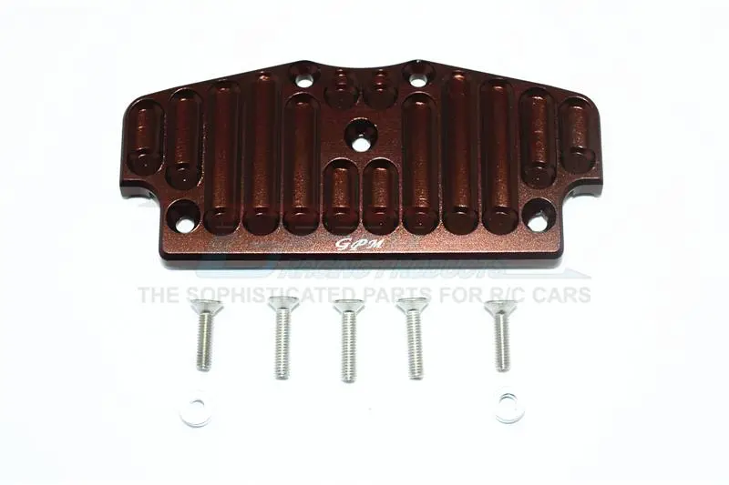 Tamiya Cc01 Aluminum Front Bumper Mount - 1Pc Set Brown 1