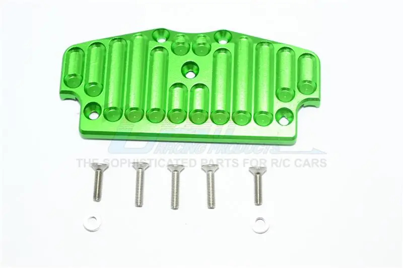 Tamiya Cc01 Aluminum Front Bumper Mount - 1Pc Set Green 1