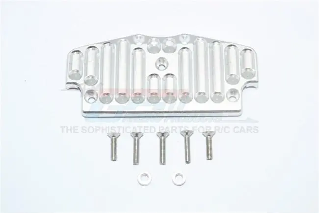 Tamiya Cc01 Aluminum Front Bumper Mount - 1Pc Set Silver 1