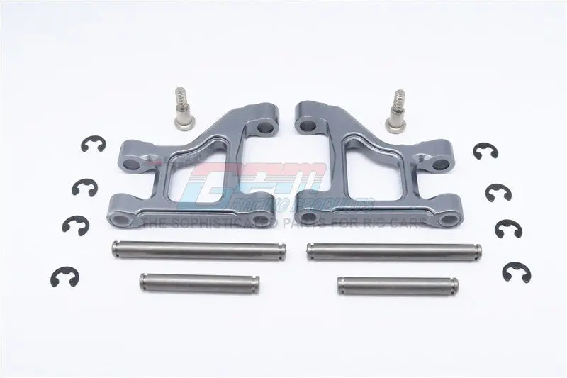 Tamiya Cc01 Aluminum Front Lower Suspension Arm - 1Pr Gray Silver 1