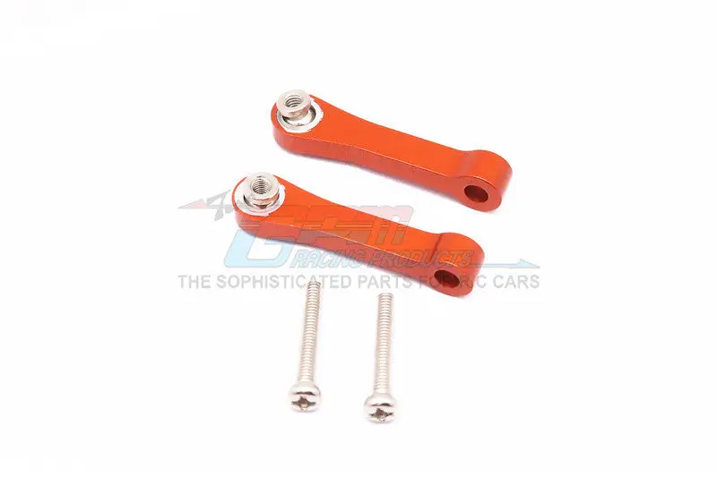 Tamiya Cc01 Aluminum Front Upper Suspension Arm - 1Pr Orange 1