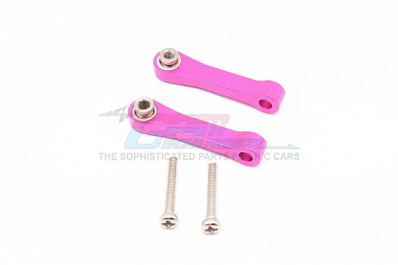 Tamiya Cc01 Aluminum Front Upper Suspension Arm - 1Pr Pink 1