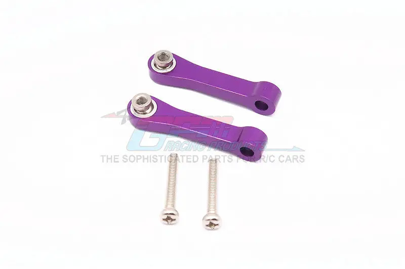 Tamiya Cc01 Aluminum Front Upper Suspension Arm - 1Pr Purple 1