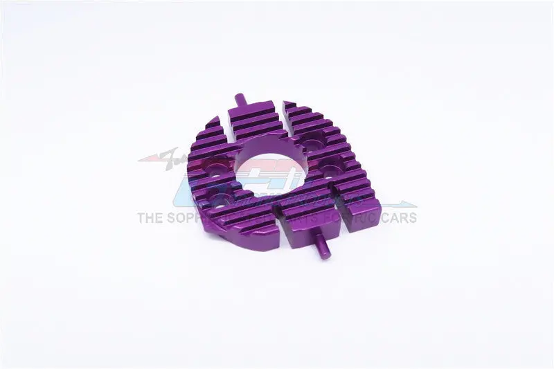 Tamiya Cc01 Aluminum Motor Plate - 1Pc Purple 1