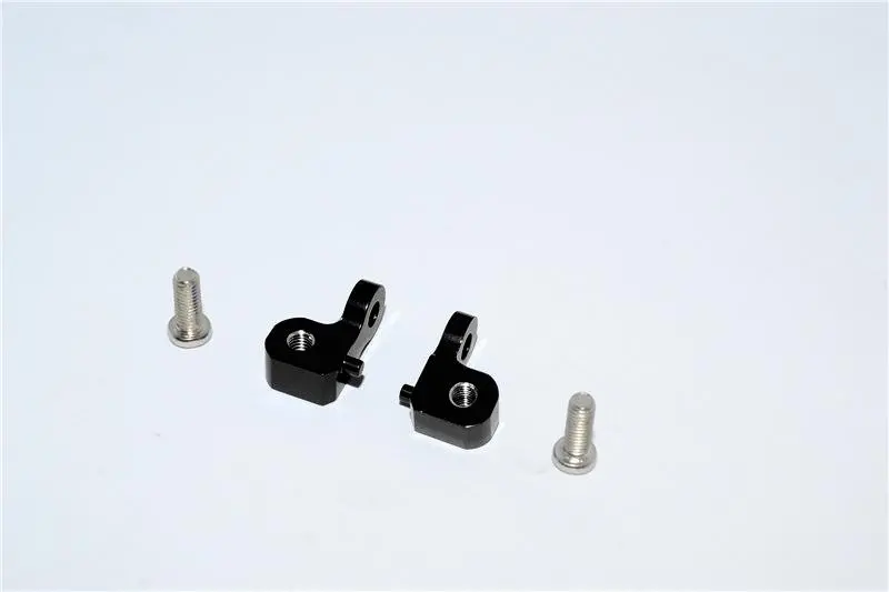 Tamiya Cc01 Aluminum Mount Use For Rear Damper - 2Pcs Set Black 1