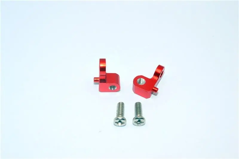 Tamiya Cc01 Aluminum Mount Use For Rear Damper - 2Pcs Set Red 1
