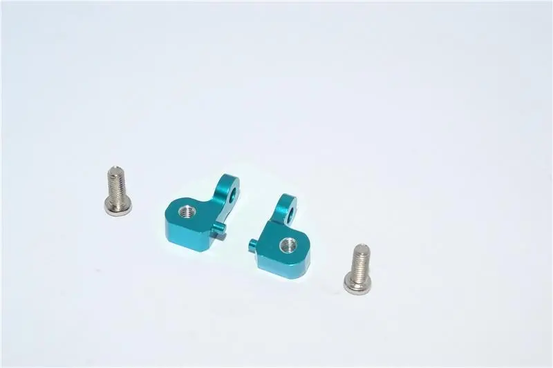 Tamiya Cc01 Aluminum Mount Use For Rear Damper - 2Pcs Set Sky Blue 1