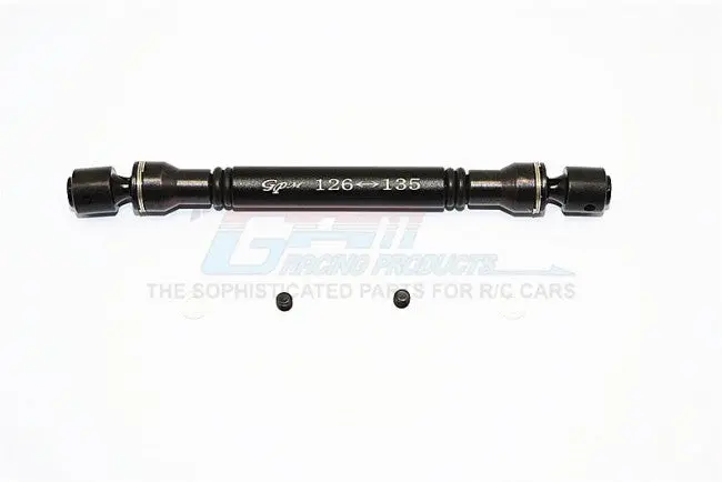 Tamiya Cc01 Steel+Aluminum Center Drive Shaft (126Mm-135Mm) - 1Pc Set Black 1