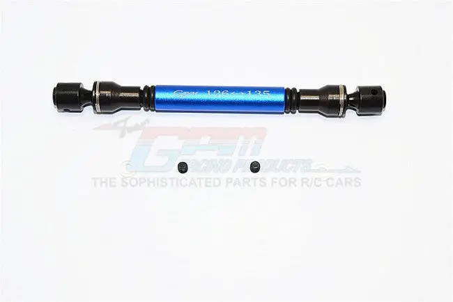 Tamiya Cc01 Steel+Aluminum Center Drive Shaft (126Mm-135Mm) - 1Pc Set Blue 1
