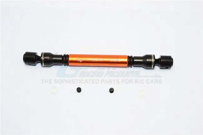 Tamiya Cc01 Steel+Aluminum Center Drive Shaft (126Mm-135Mm) - 1Pc Set Orange 1