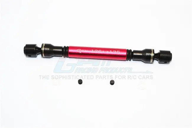Tamiya Cc01 Steel+Aluminum Center Drive Shaft (126Mm-135Mm) - 1Pc Set Red 1