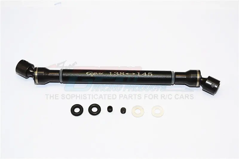 Tamiya Cc01 Steel+Aluminum Center Drive Shaft (138Mm-145Mm) - 1Pc Set Black 1