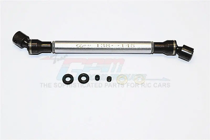 Tamiya Cc01 Steel+Aluminum Center Drive Shaft (138Mm-145Mm) - 1Pc Set Gray Silver 1