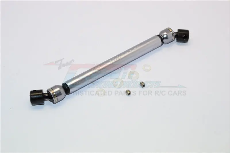 Tamiya Cc01 Steel+Aluminum Center Drive Shaft (138Mm-145Mm) - 1Pc Set Gray Silver 1