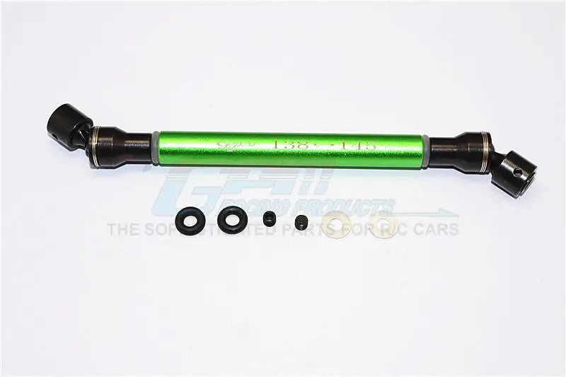 Tamiya Cc01 Steel+Aluminum Center Drive Shaft (138Mm-145Mm) - 1Pc Set Green 1