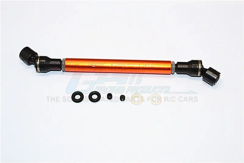 Tamiya Cc01 Steel+Aluminum Center Drive Shaft (138Mm-145Mm) - 1Pc Set Orange 1