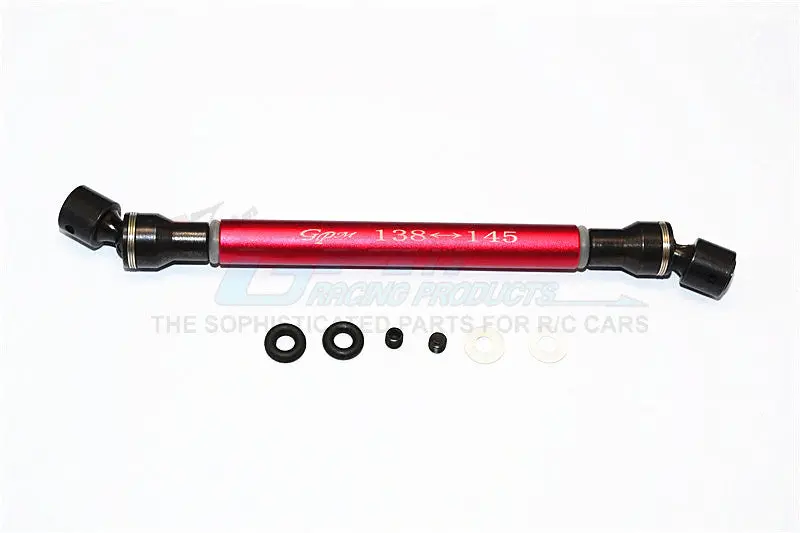 Tamiya Cc01 Steel+Aluminum Center Drive Shaft (138Mm-145Mm) - 1Pc Set Red 1