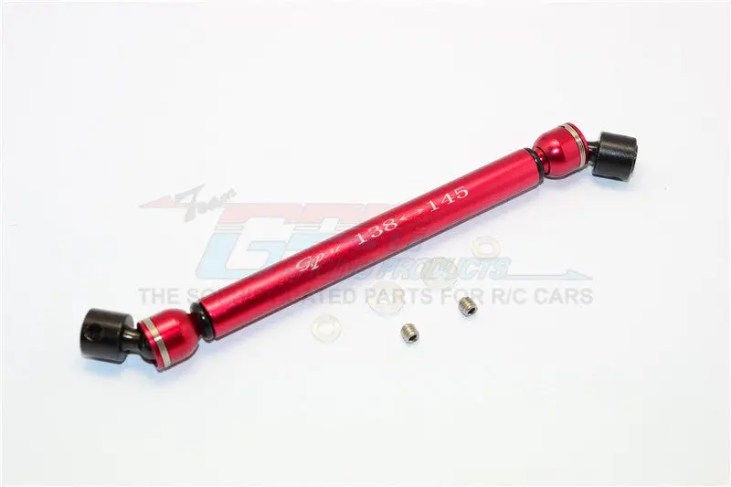 Tamiya Cc01 Steel+Aluminum Center Drive Shaft (138Mm-145Mm) - 1Pc Set Red 1