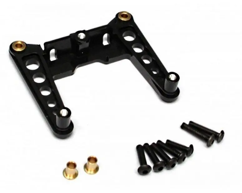Tamiya Df-01 Aluminum Front Shock Tower - 1Pc Set Black 1