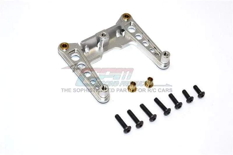Tamiya Df-01 Aluminum Front Shock Tower - 1Pc Set Gray Silver 1