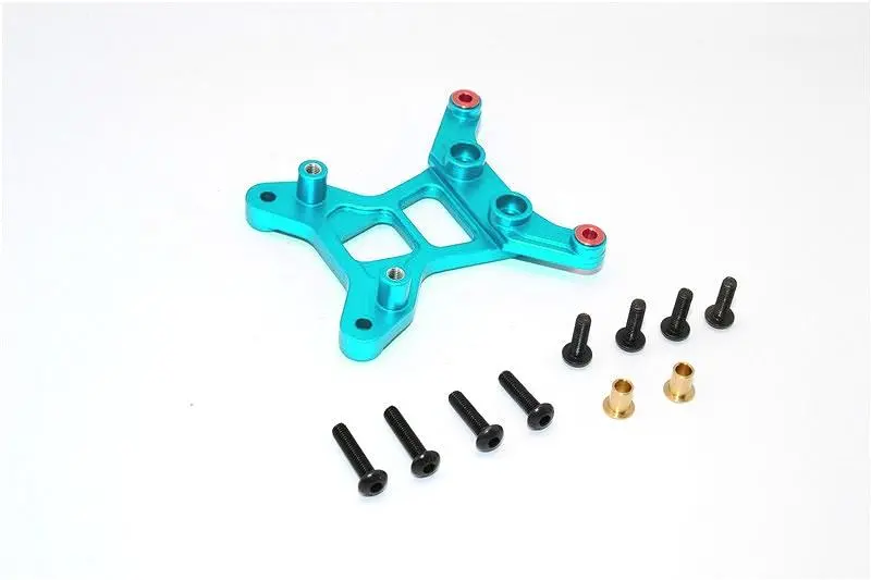 Tamiya Df-01 Aluminum Rear Shock Tower - 1Pc Set Sky Blue 1