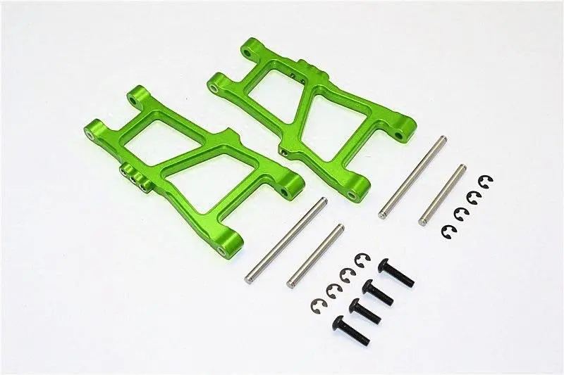 Tamiya Df-01 Aluminum Rear Suspension Arm - 1Pr Set Green 1