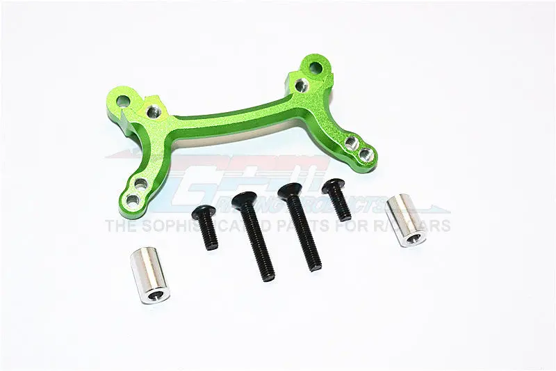 Tamiya Df-02 Aluminum Front Shock Tower - 1Pc Set Green 1