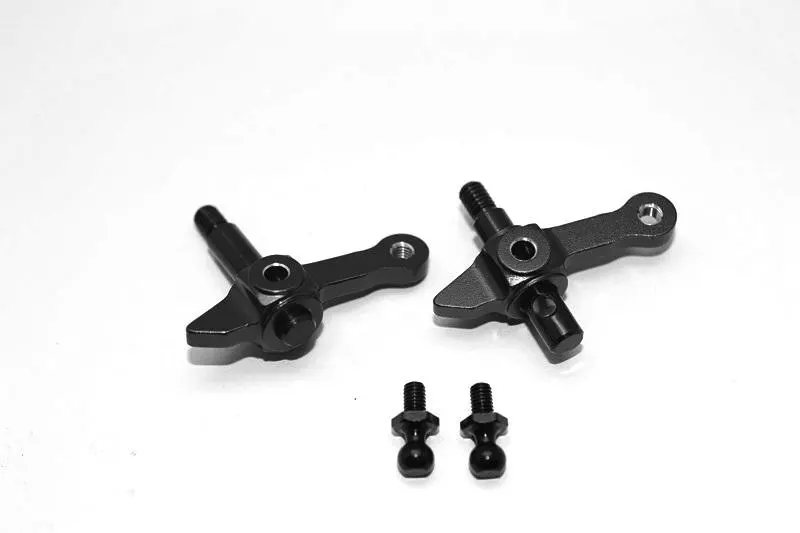 Tamiya Dt-03 Aluminium Front Knuckle Arm - 1Pr Black 1