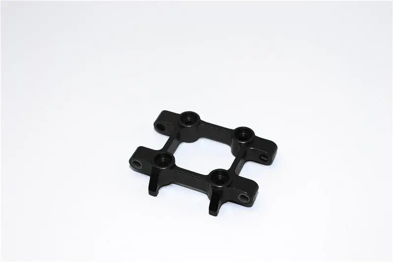 Tamiya Dt-03 Aluminum Front Suspension Arm Mount - 1Pc Black 1