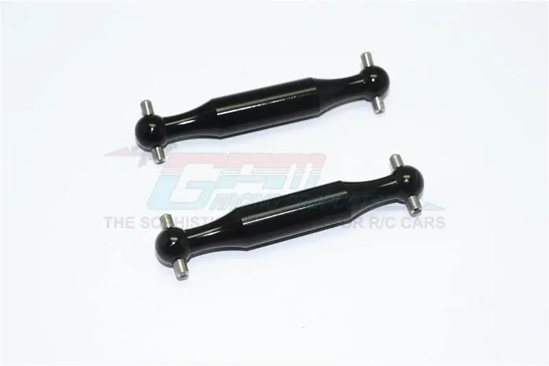 Tamiya Dt-03 Aluminum Rear Dogbone (Polished) - 2Pcs Set Black 1