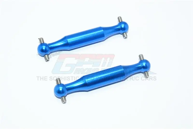 Tamiya Dt-03 Aluminum Rear Dogbone (Polished) - 2Pcs Set Blue 1