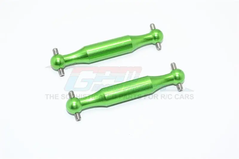 Tamiya Dt-03 Aluminum Rear Dogbone (Polished) - 2Pcs Set Green 1