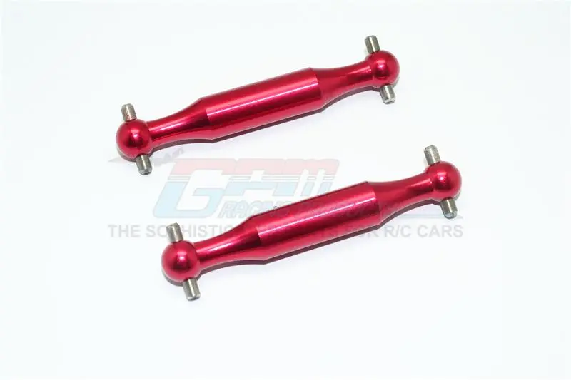 Tamiya Dt-03 Aluminum Rear Dogbone (Polished) - 2Pcs Set Red 1