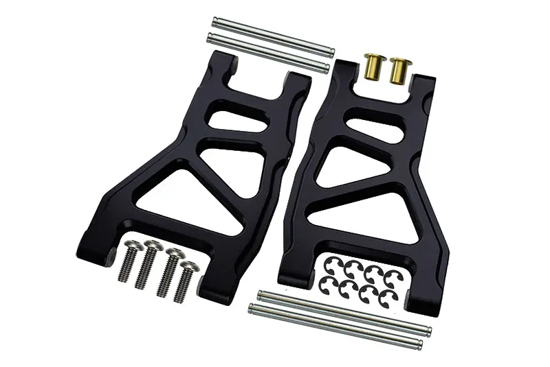 Tamiya Dt-03 Aluminum Rear Lower Suspension Arm - 1Pr Black 1