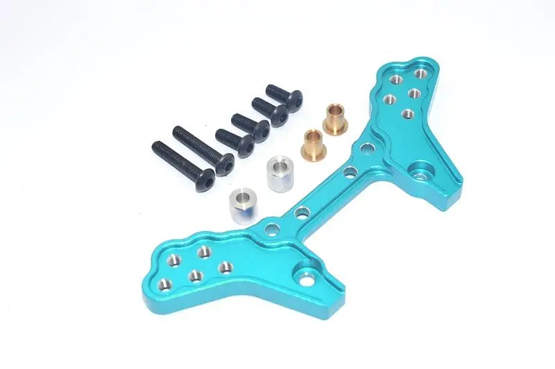 Tamiya Dt-03 Aluminum Rear Shock Tower - 1Pc Sky Blue 1