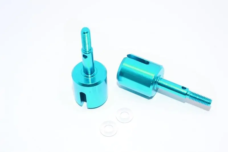 Tamiya Dt-03 Aluminum Wheel Joint - 1Pr Sky Blue 1