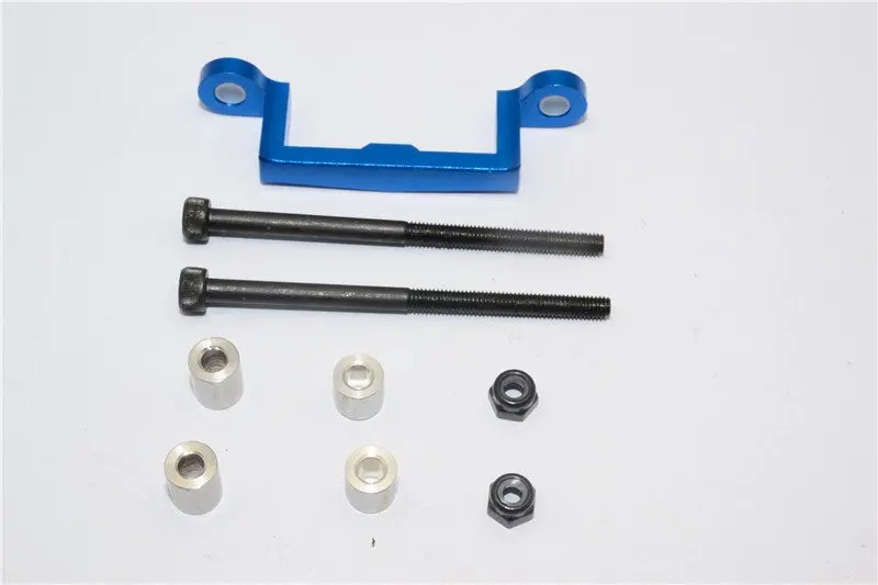 Tamiya Gf01 Aluminum Front/Rear Arm Bulk Use With Gpm Item# Gf055 / Gf056 - 1Pc Set Blue 1