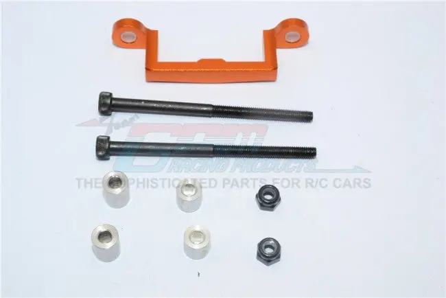 Tamiya Gf01 Aluminum Front/Rear Arm Bulk Use With Gpm Item# Gf055 / Gf056 - 1Pc Set Orange 1