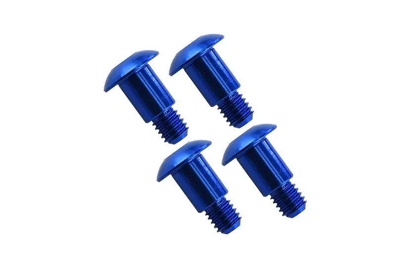 Tamiya Gf01 Aluminum King Pin (5Mm X 6.2Mm X 4Mm) - 4 Pcs Blue 1