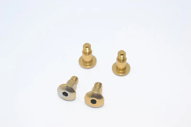 Tamiya Gf01 Aluminum King Pin (5Mm X 6.2Mm X 4Mm) - 4 Pcs Titanium 1