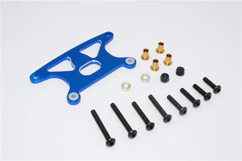 Tamiya Gf01 Aluminum Rear Shock Tower - 1Pc Set Blue 1