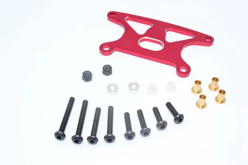 Tamiya Gf01 Aluminum Rear Shock Tower - 1Pc Set Red 1