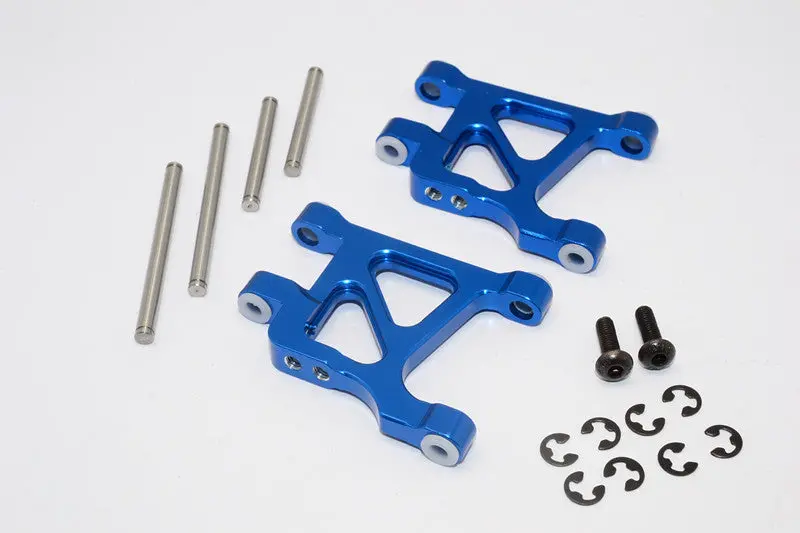 Tamiya Gf01 & Tl01 Aluminum Rear Lower Arm - 1Pr Set Blue 1