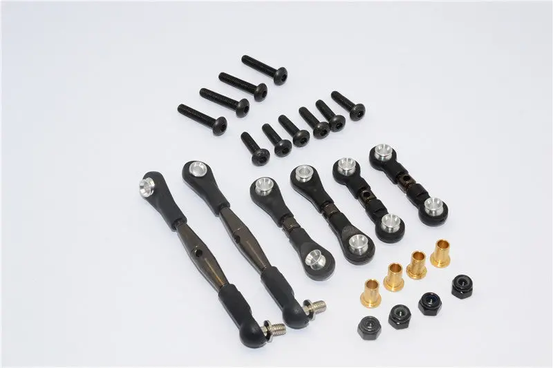 Tamiya Gf01 & Tl01 Spring Steel Anti-Thread Turnbuckle - 1 Set 1