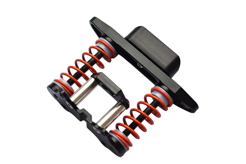 Tamiya Gf01 / Wild Willy 2 Aluminum Front Bumper Absorber - 1 Set Black 1
