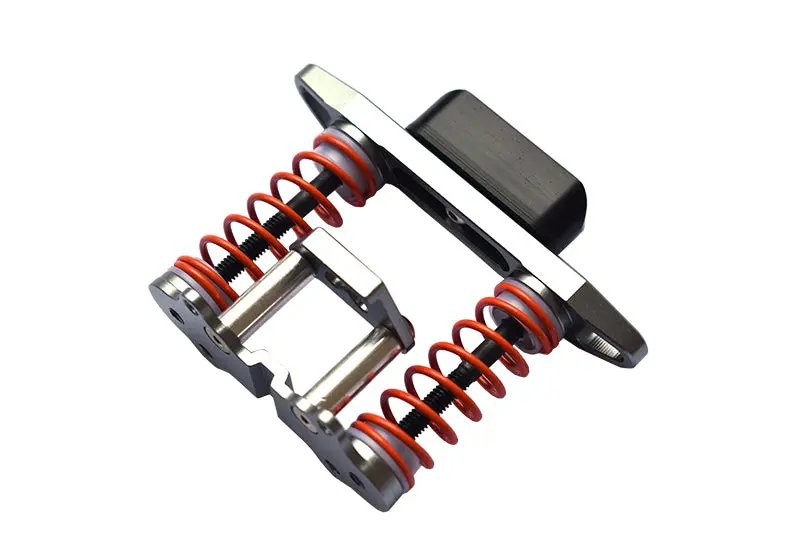 Tamiya Gf01 / Wild Willy 2 Aluminum Front Bumper Absorber - 1 Set Gray Silver 1