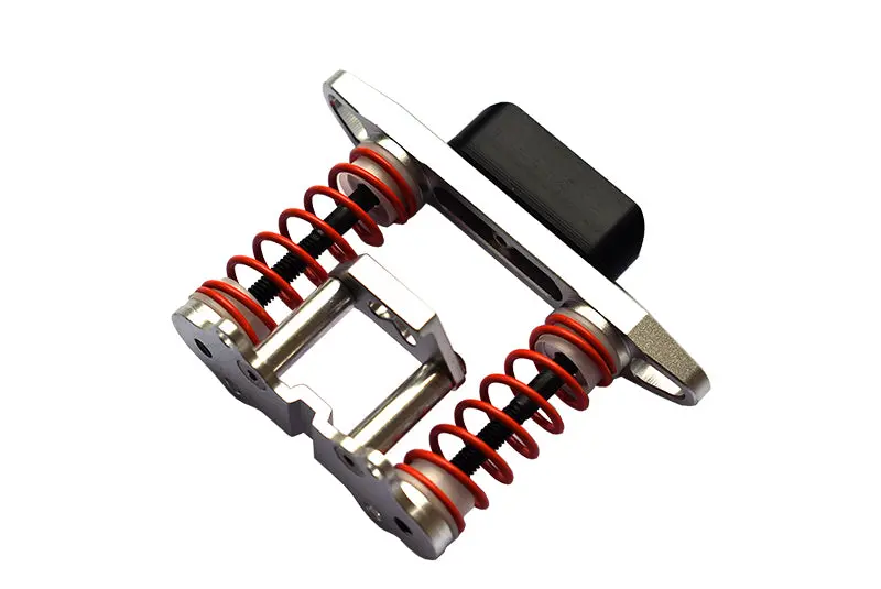 Tamiya Gf01 & Wild Willy 2 Aluminum Front Bumper Absorber - 1 Set Silver 1