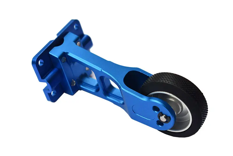 Tamiya Gf01 / Wild Willy 2 Aluminum Wheelie Bar - 1 Set Blue 1