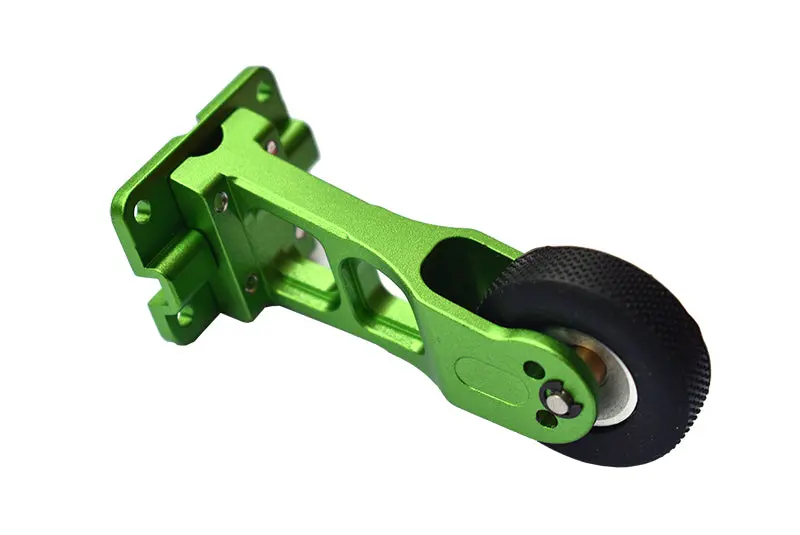 Tamiya Gf01 / Wild Willy 2 Aluminum Wheelie Bar - 1 Set Green 1