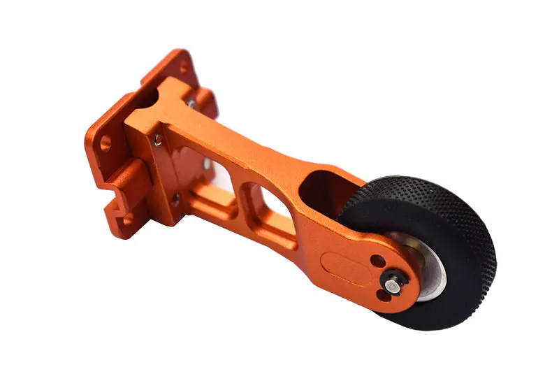 Tamiya Gf01 / Wild Willy 2 Aluminum Wheelie Bar - 1 Set Orange 1